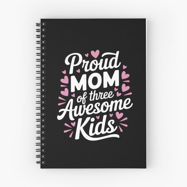 Item preview, Mama Mother Proud Mom Of three Awesome Kids Mother's Day designed and sold by AmparoBoyle.