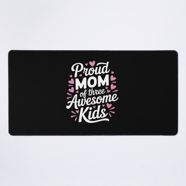 Item preview, Mama Mother Proud Mom Of three Awesome Kids Mother's Day designed and sold by AmparoBoyle.