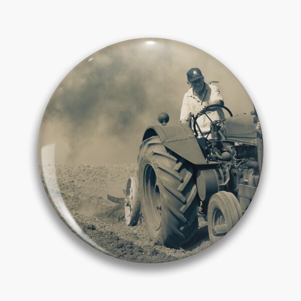 Item preview, Sepia Tractor ploughing  designed and sold by hawkie.