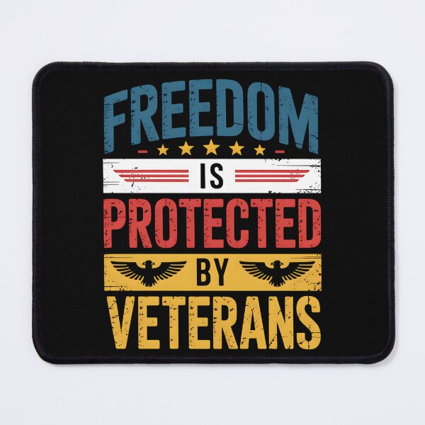 Item preview, Freedom Veterans – Patriotic Military Pride USA designed and sold by Taans-Creation.