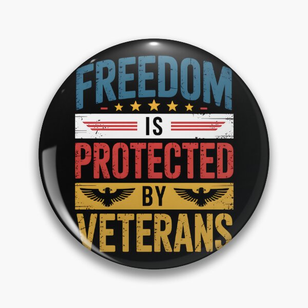 Item preview, Freedom Veterans – Patriotic Military Pride USA designed and sold by Taans-Creation.