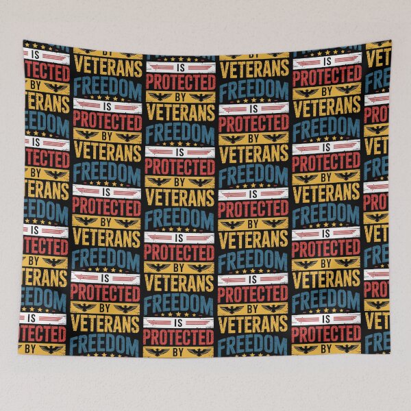 Item preview, Freedom Veterans – Patriotic Military Pride USA designed and sold by Taans-Creation.