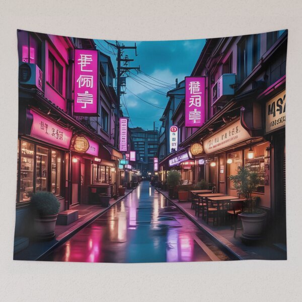 Item preview, GYEONGNIDANGIL SEOUL NEON STREETS designed and sold by DottedEarth.