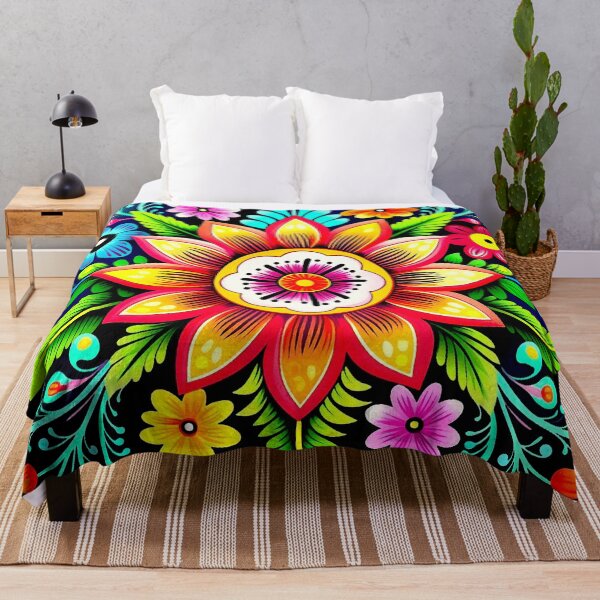Item preview, Folk Flower Mandala designed and sold by ViaARTfactory.