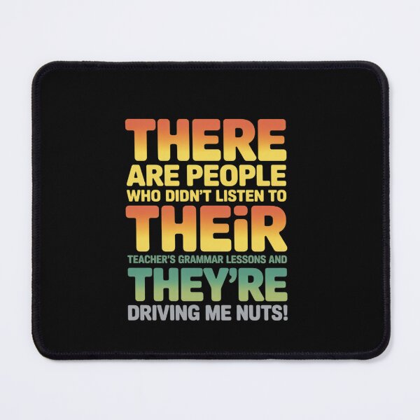 Item preview, Their There They're Art For Men Women Kids ELA Teacher designed and sold by EllinoKlemo.