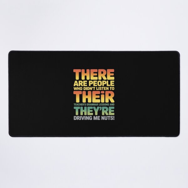 Item preview, Their There They're Art For Men Women Kids ELA Teacher  designed and sold by EllinoKlemo.