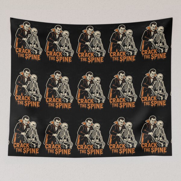 Item preview, Crack The Spine – Funny Chiropractor & Orthopedic Doctor Halloween Design | Spine Care Humor Gift for PTs & Bone Specialists designed and sold by ClinicalHubs.
