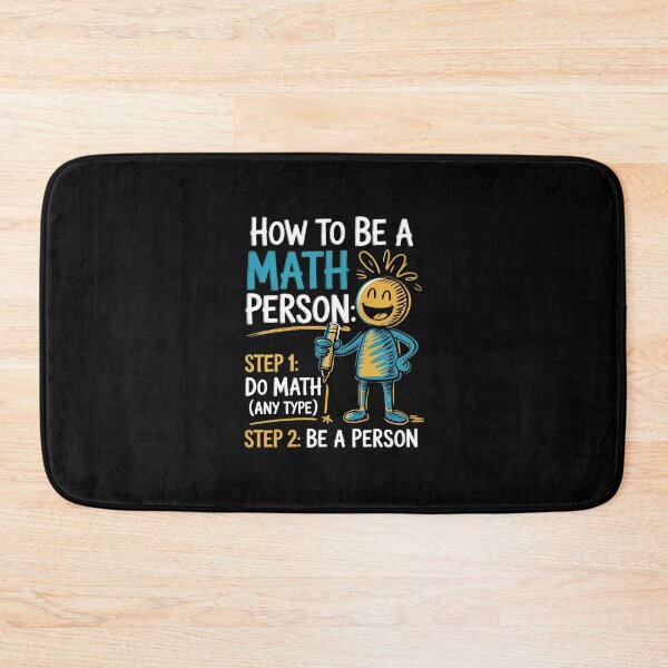 Item preview, How To Be A Math Person - Teacher Mathematics Professor  designed and sold by EllinoKlemo.