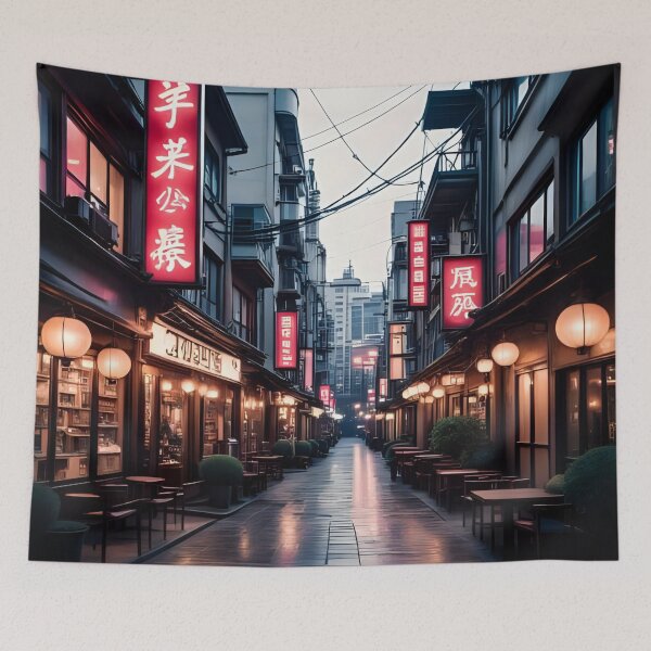 Item preview, GYEONGNIDANGILL SEOUL SOUTH KOREA EVENING  designed and sold by DottedEarth.