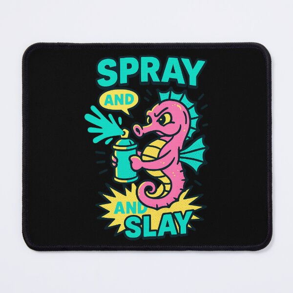 Item preview, Graffiti Cartoon Seahorse Slogan designed and sold by SholoStudio.