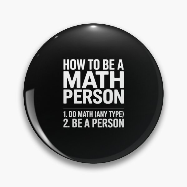 Item preview, How To Be A Math Person Mathematics Teacher  designed and sold by EllinoKlemo.