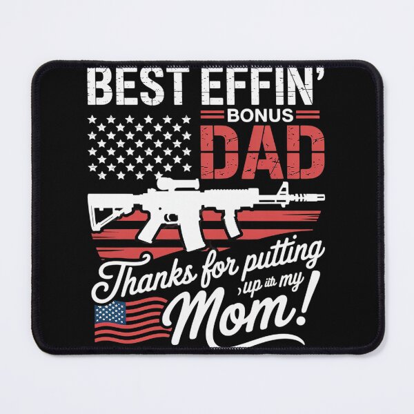 Item preview, Mens Best Effin’ Bonus Dad Ever Daddy Gun Rights American Flag1 designed and sold by NeomiStoreSS.
