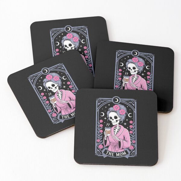Artikelvorschau, Alles Gute zum Muttertag! Die Mama-Tarotkarte: Skelett-Mama-Kaffee entworfen und verkauft von HaileyRobel.