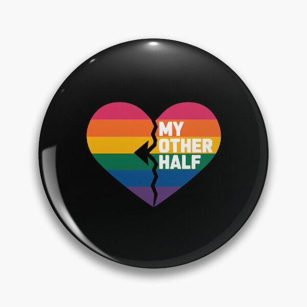 Item preview, My Other Half Gay Couple Rainbow Flag Pride LGBTQ  designed and sold by NeomiStoreSS.