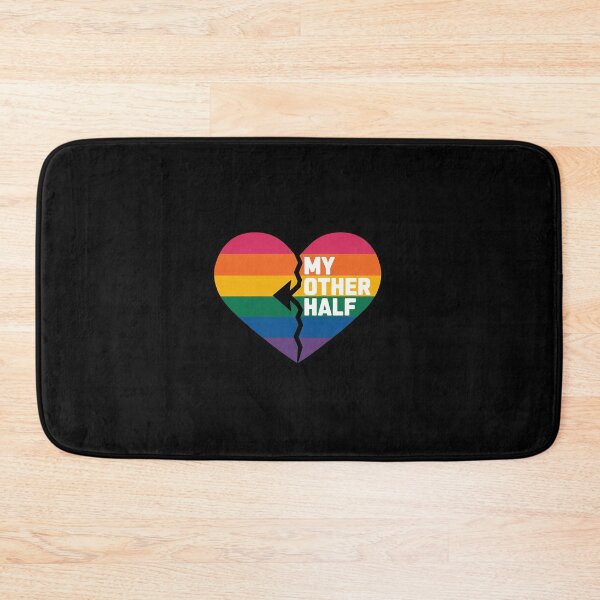 Item preview, My Other Half Gay Couple Rainbow Flag Pride LGBTQ  designed and sold by NeomiStoreSS.
