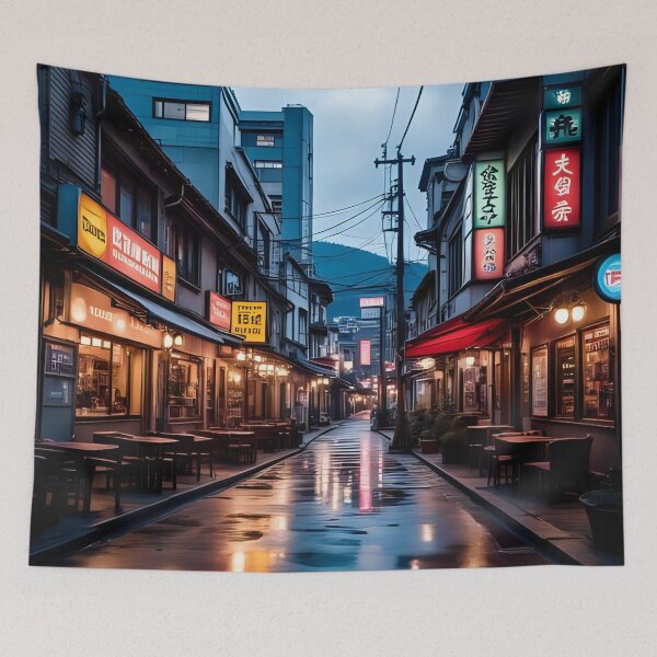 Item preview, USADAN SEOUL KOREA STREETS NIGHTLIFE designed and sold by DottedEarth.