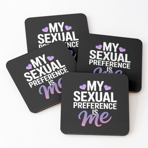 Item preview, My Sexual Preference Is Me Cute Heart Love Asexual Pride  designed and sold by NeomiStoreSS.