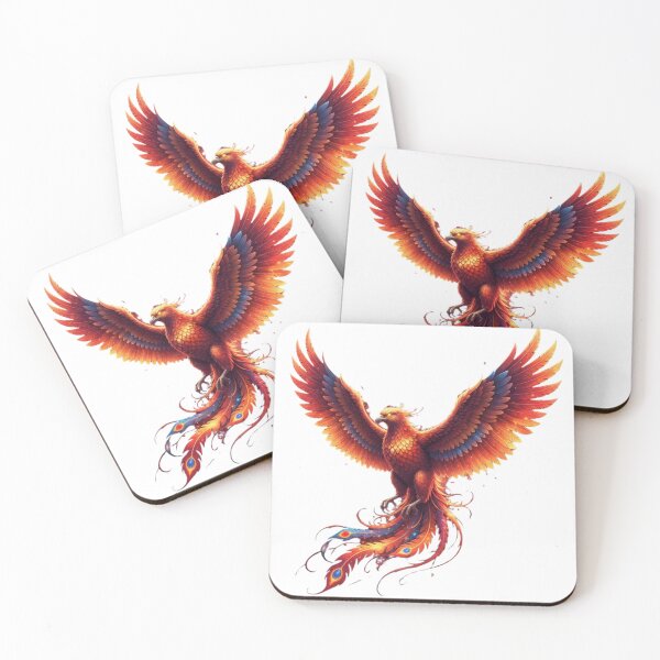 Item preview, Celestial Phoenix Rising - Cosmic Symbol of Rebirth & Transformation designed and sold by MonaRose_Art.