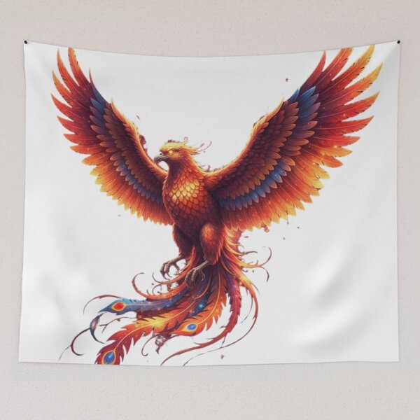 Item preview, Celestial Phoenix Rising - Cosmic Symbol of Rebirth & Transformation designed and sold by MonaRose_Art.