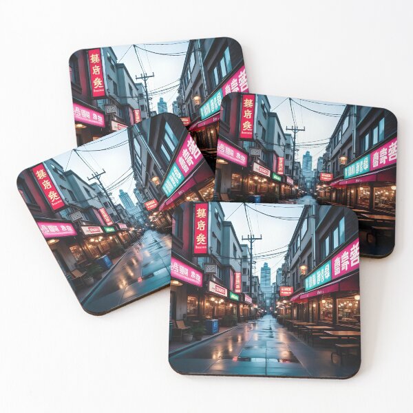 Item preview, SEOUL SOUTH KOREA GYEONGNIDANGIL RESTAURANT STREETS designed and sold by DottedEarth.