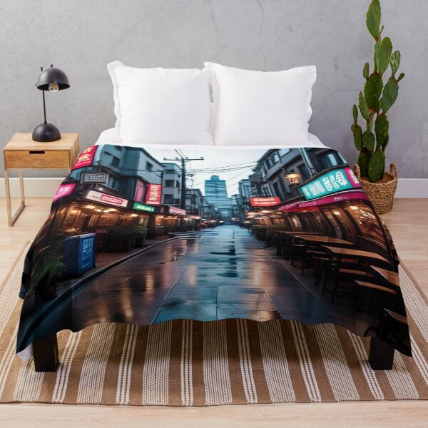 Item preview, SEOUL SOUTH KOREA GYEONGNIDANGIL RESTAURANT STREETS designed and sold by DottedEarth.