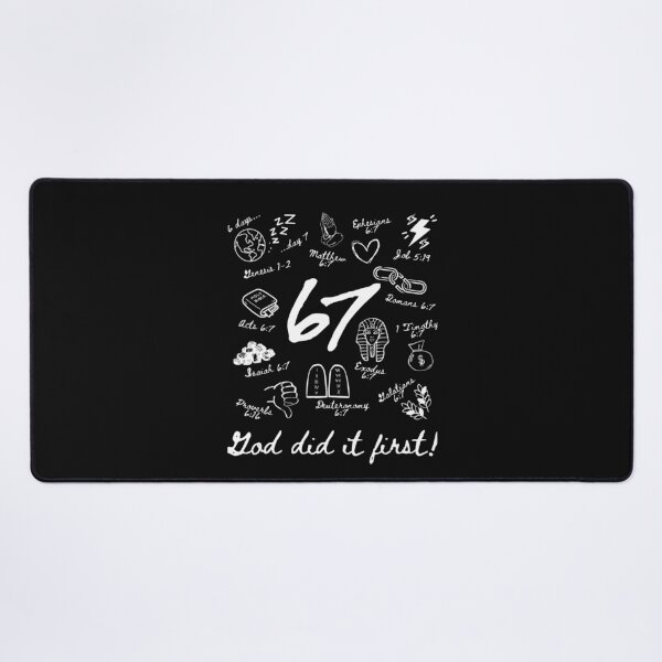 Item preview, Vintage God Did It First 67 Six Seven Meme Christian Bible designed and sold by AnitaBice.