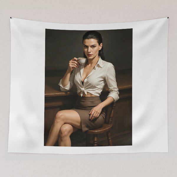 Item preview, Brunette with cappuccino   designed and sold by CathryneDelamort.