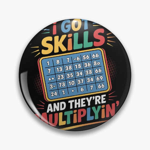 Item preview, I Got Skills They're Multiplying Math Teacher  designed and sold by KonstanKoraner.