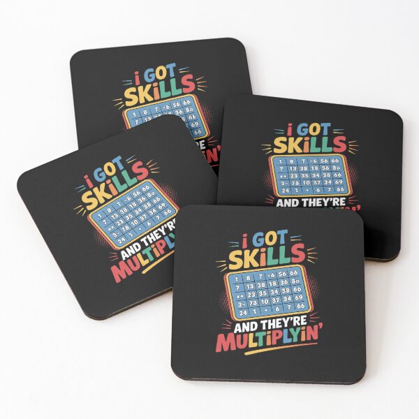 Item preview, I Got Skills They're Multiplying Math Teacher  designed and sold by KonstanKoraner.