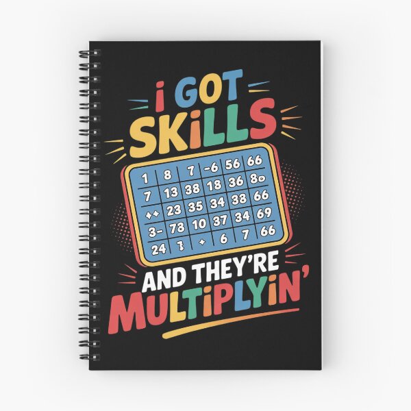 Item preview, I Got Skills They're Multiplying Math Teacher  designed and sold by KonstanKoraner.