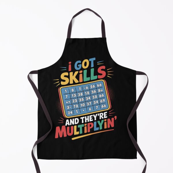 Item preview, I Got Skills They're Multiplying Math Teacher  designed and sold by KonstanKoraner.