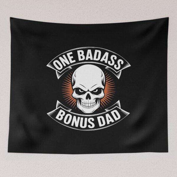 Item preview, One Badass Bonus Step Dad Birthday Stepdad  designed and sold by NeomiStoreSS.