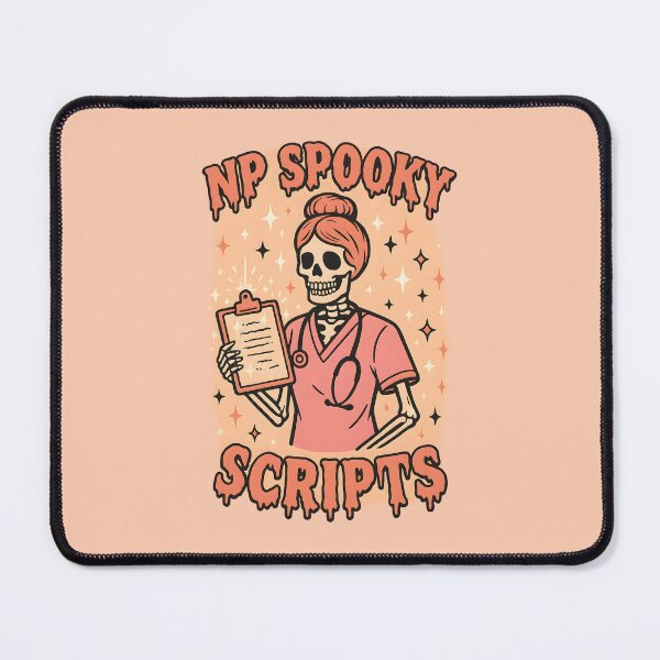 Item preview, NP Spooky Scripts – Funny Nurse Practitioner Halloween Design for NPs, APRNs & Healthcare Heroes | Medical Humor Gift designed and sold by ClinicalHubs.