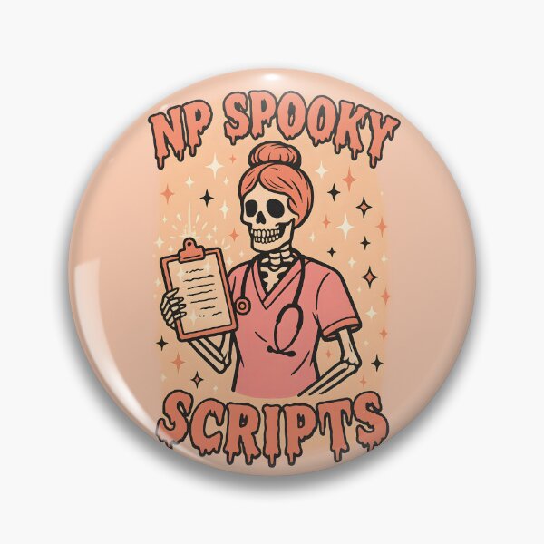Item preview, NP Spooky Scripts – Funny Nurse Practitioner Halloween Design for NPs, APRNs & Healthcare Heroes | Medical Humor Gift designed and sold by ClinicalHubs.