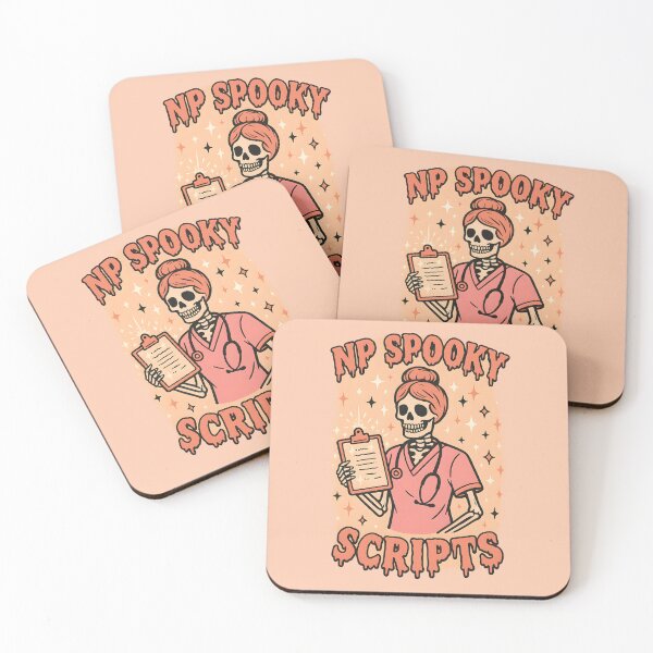 Item preview, NP Spooky Scripts – Funny Nurse Practitioner Halloween Design for NPs, APRNs & Healthcare Heroes | Medical Humor Gift designed and sold by ClinicalHubs.