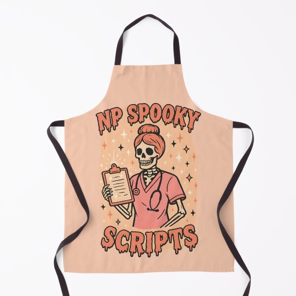 Item preview, NP Spooky Scripts – Funny Nurse Practitioner Halloween Design for NPs, APRNs & Healthcare Heroes | Medical Humor Gift designed and sold by ClinicalHubs.