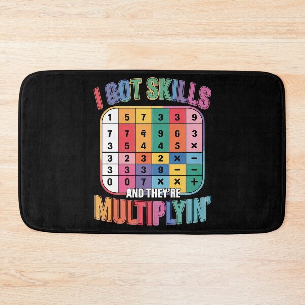 Item preview, I Got Skills They're Multiplying Tee Math Teacher  designed and sold by KonstanKoraner.