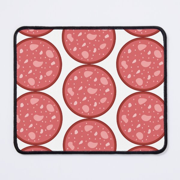 Item preview, Round salami texture red meat circle designed and sold by rymarenko.
