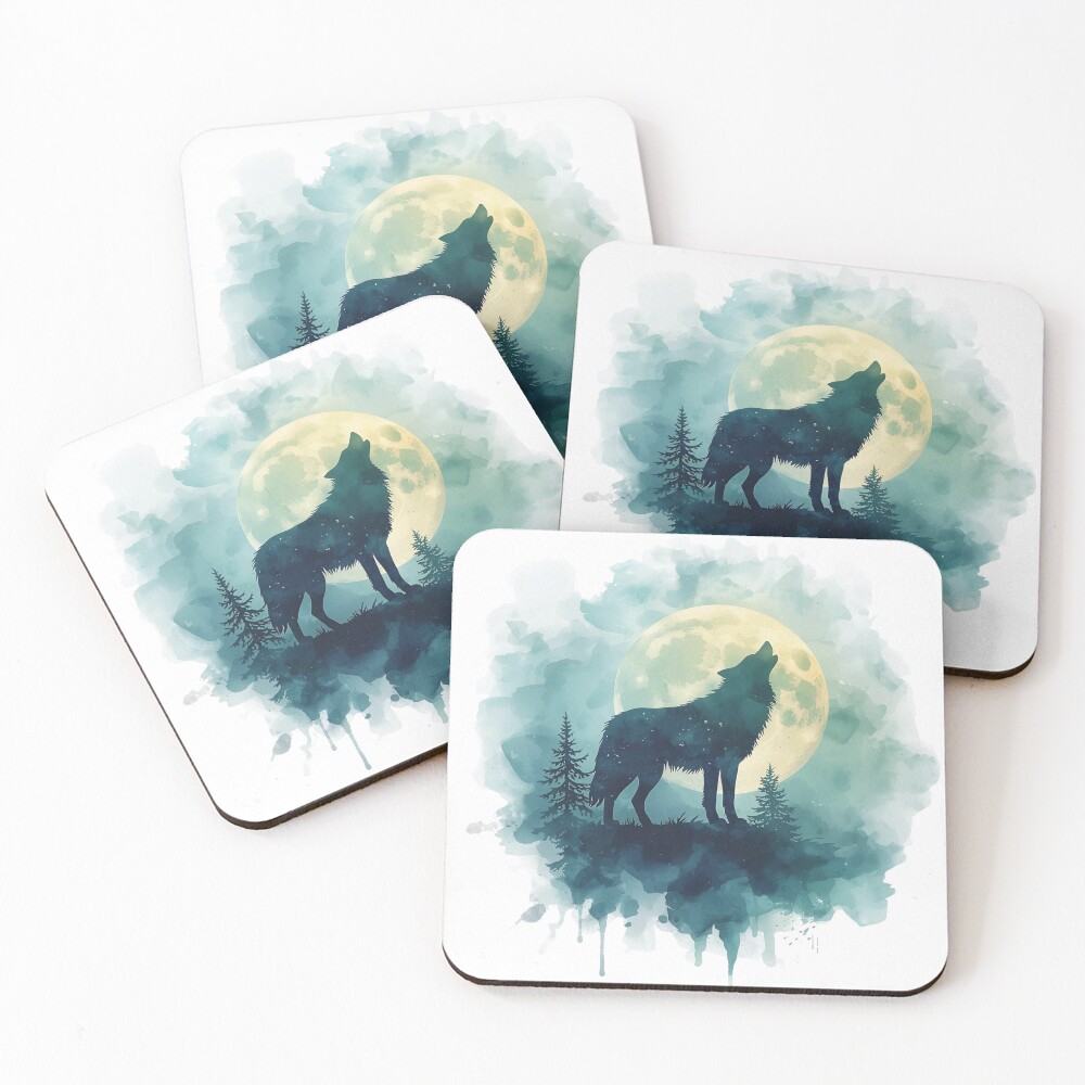 Item preview, Coasters (Set of 4) designed and sold by HeavyFeatherz.