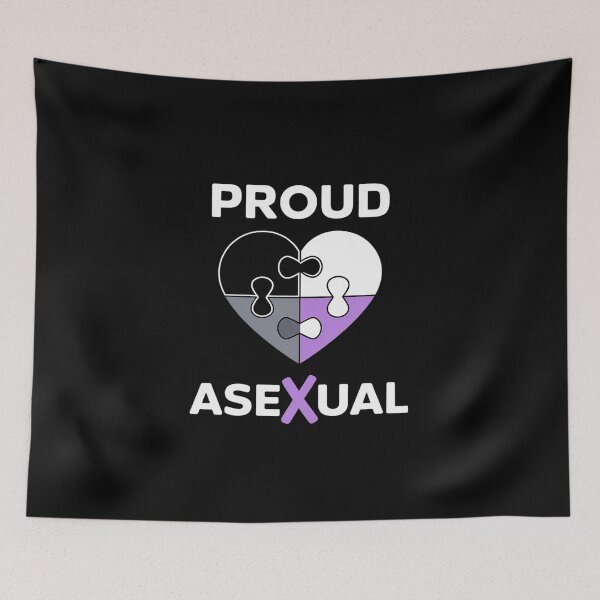 Item preview, Proud Asexual Pride Asexuality Awareness Puzzle Piece Heart  designed and sold by NeomiStoreSS.
