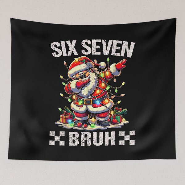 Item preview, 67 Six Seven Burh Funny Santa Christmas 6 7 Meme designed and sold by AnitaBice.