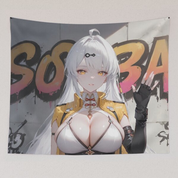 Item preview, Yixuan Zenless Zone Zero Cool Urban Graffiti Bold Fantasy Anime Girl Waifu designed and sold by HumbertoValveno.