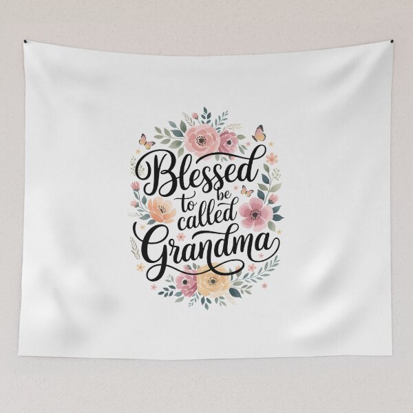 Item preview, Blessed To Be Called Grandma Women Floral Cute Mothers Day designed and sold by FranzFriesen.