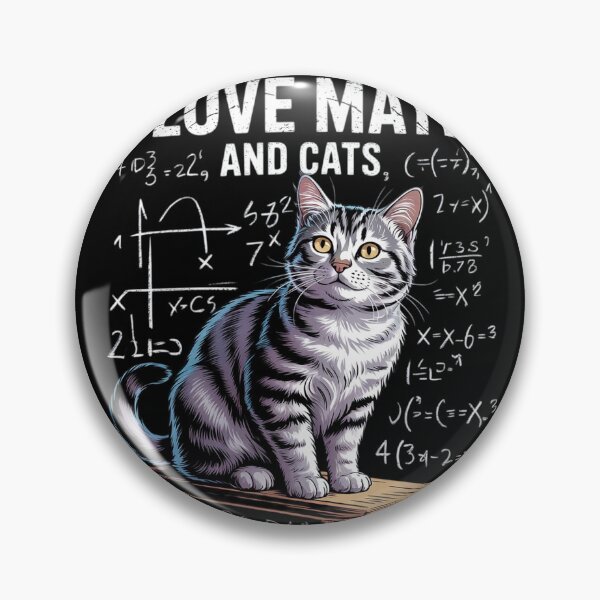Item preview, I Love Math And Cats Cat Lover Science Teacher Student 1  designed and sold by KonstanKoraner.