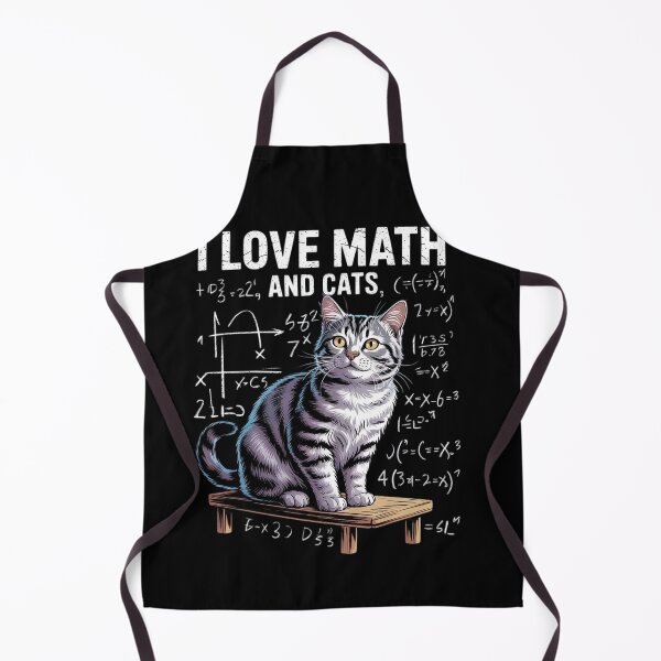 Item preview, I Love Math And Cats Cat Lover Science Teacher Student 1 designed and sold by KonstanKoraner.