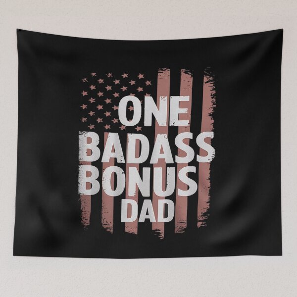Item preview, Step Dad Fathers Day - One Badass Bonus Dad  designed and sold by NeomiStoreSS.