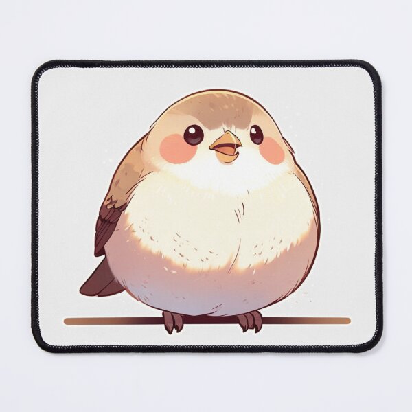 Item preview, Kawaii Bird Sticker designed and sold by Wildtastic .