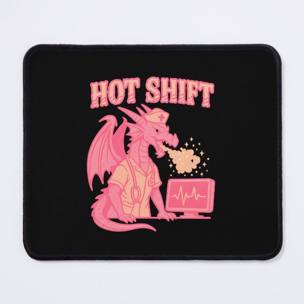 Item preview, Hot Shift – Funny ER Nurse Dragon Design for Emergency Room Nurses, RNs & Trauma Team Heroes | Nursing Humor Gift designed and sold by ClinicalHubs.