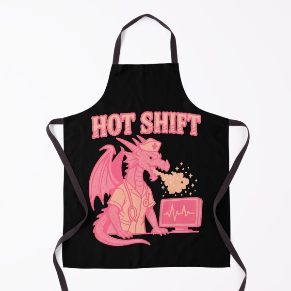Item preview, Hot Shift – Funny ER Nurse Dragon Design for Emergency Room Nurses, RNs & Trauma Team Heroes | Nursing Humor Gift designed and sold by ClinicalHubs.