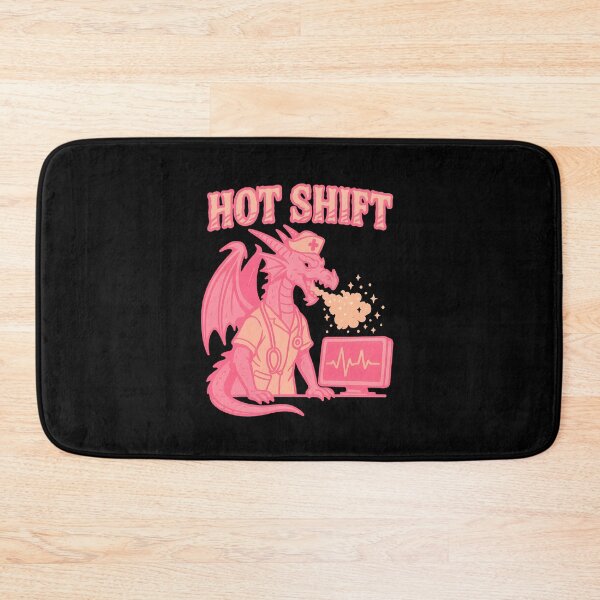 Item preview, Hot Shift – Funny ER Nurse Dragon Design for Emergency Room Nurses, RNs & Trauma Team Heroes | Nursing Humor Gift designed and sold by ClinicalHubs.